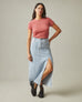 Women's Premium Slub Crew Tee - Red Terra